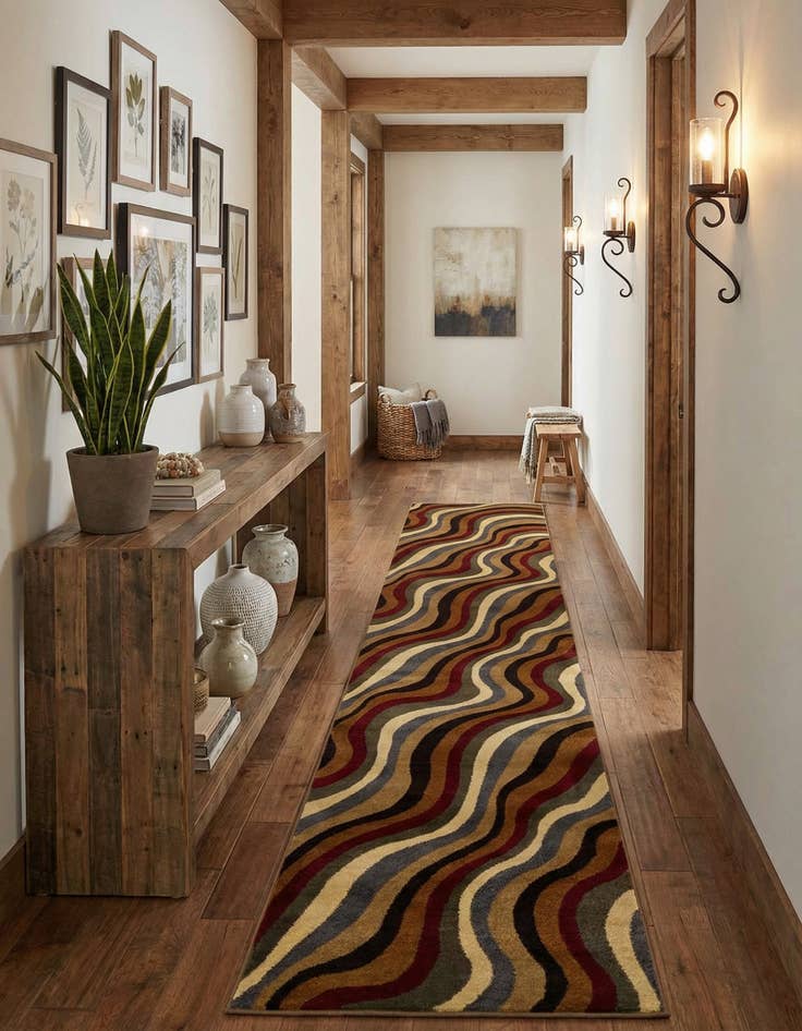 Detail image of 3' 3 x 16' 5 Cafe Runner Rug