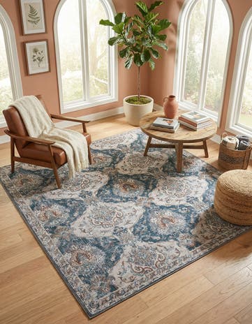 7' 10 x 7' 10 Yara Square Rug