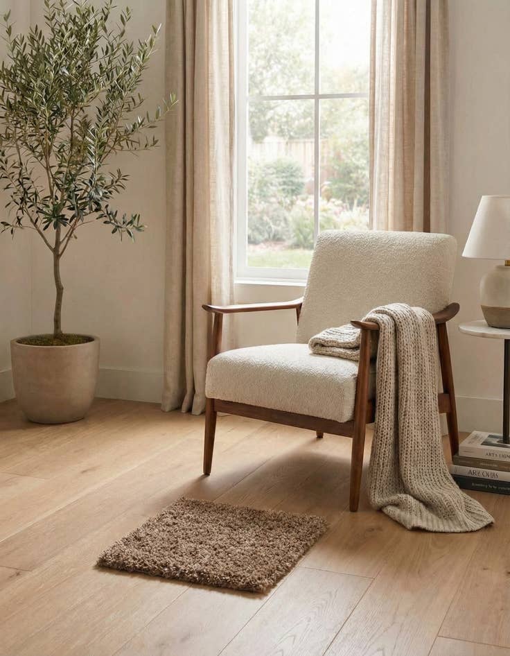 Detail image of 1' x 1' Solid Shag Sample Rug