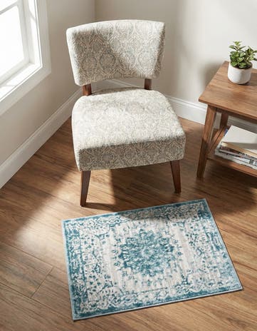 Light Blue Derbyshire Rug