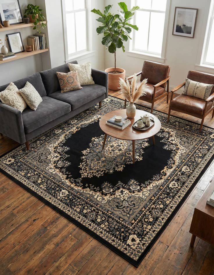 Detail image of 7' 10 x 7' 10 Amaya Square Rug