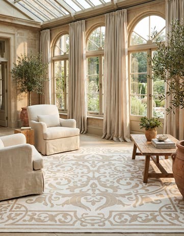 10' 8 x 10' 8 Hermitage Square Rug