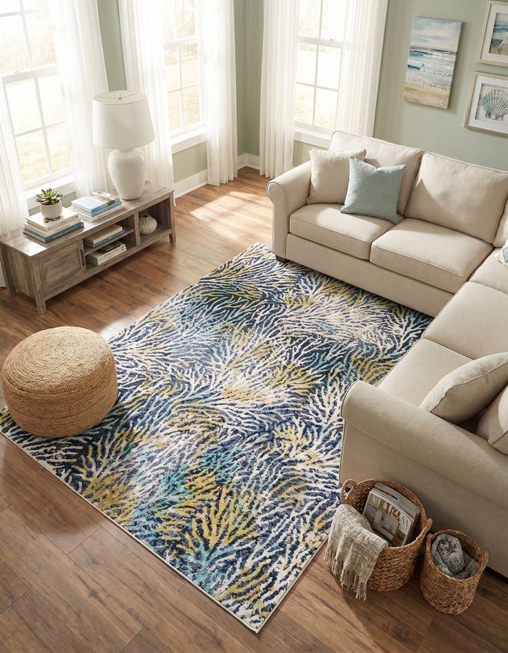 Detail image of 5' 3 x 8' Ariel Rug