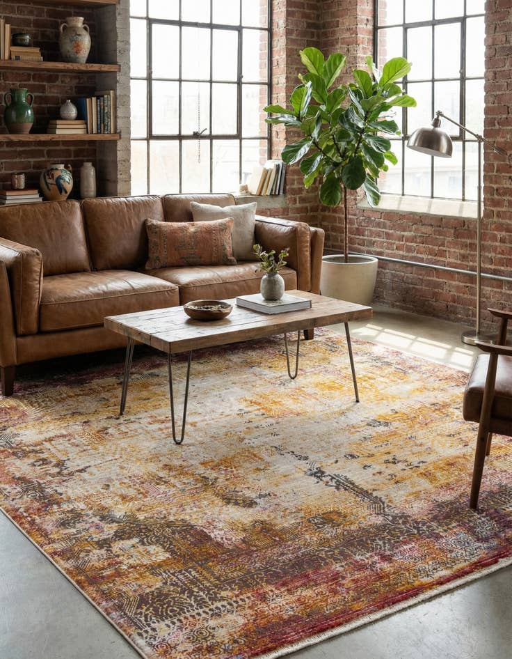 Detail image of 7' 10 x 9' 8 Deepa Rug