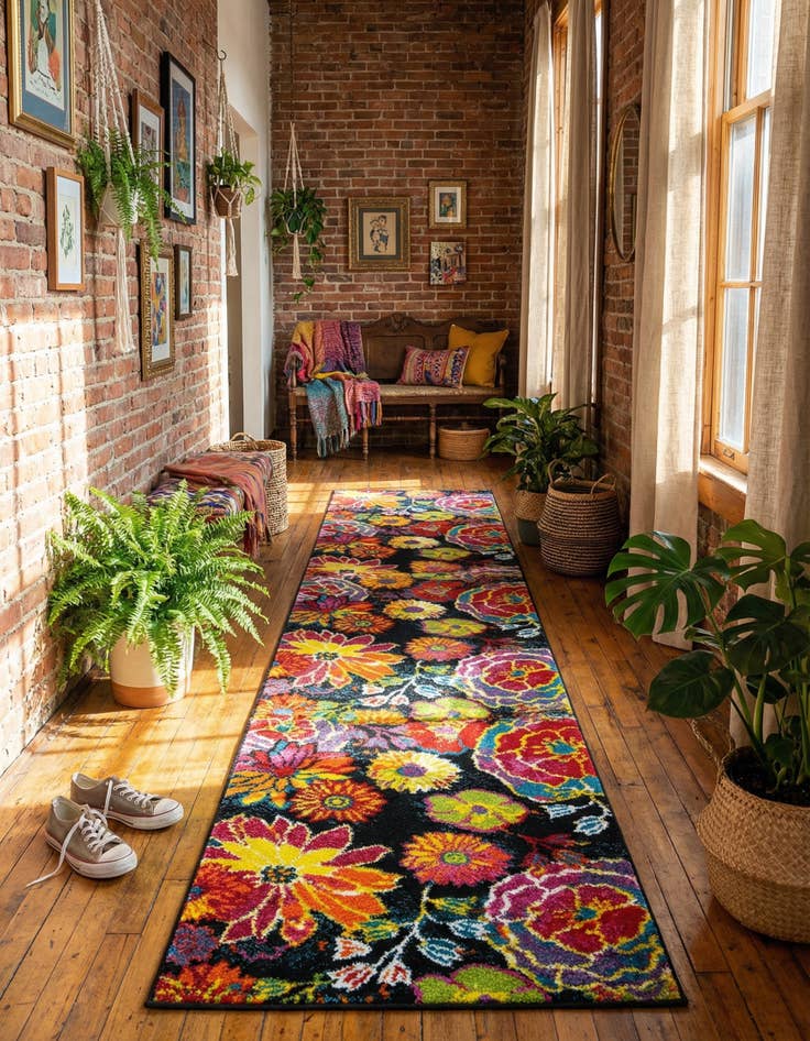 Detail image of 2' 7 x 14' Florence Runner Rug