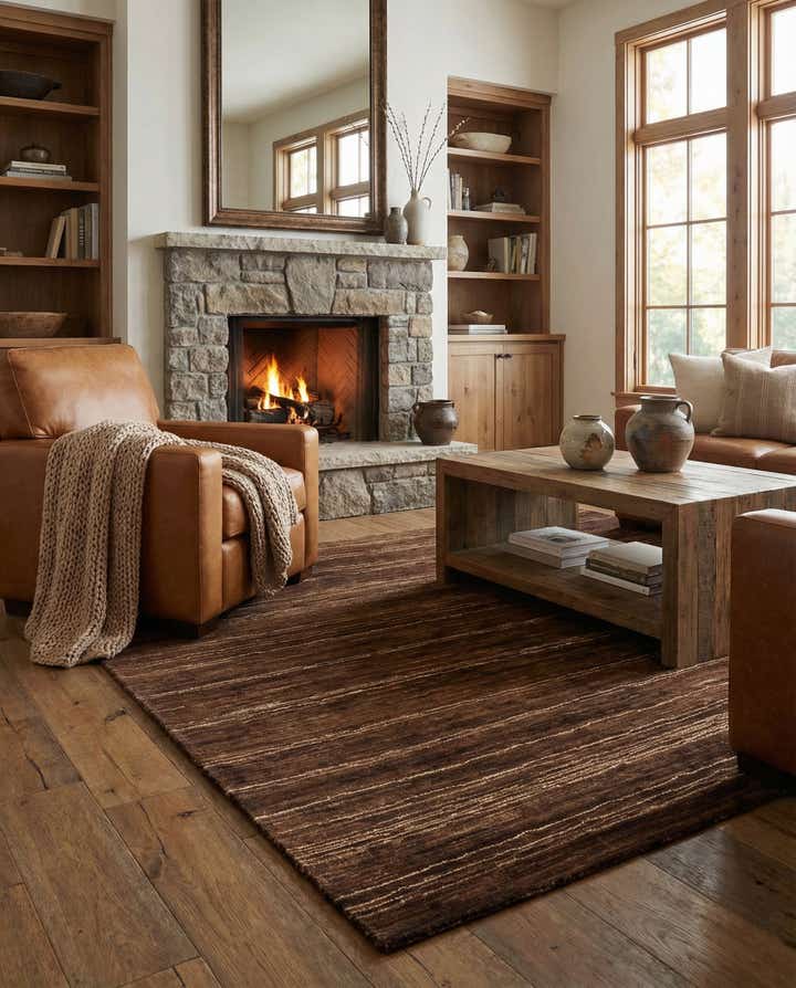 6' x 6' 6 Hand Knotted Kashkuli Gabbeh Wool Square Rug