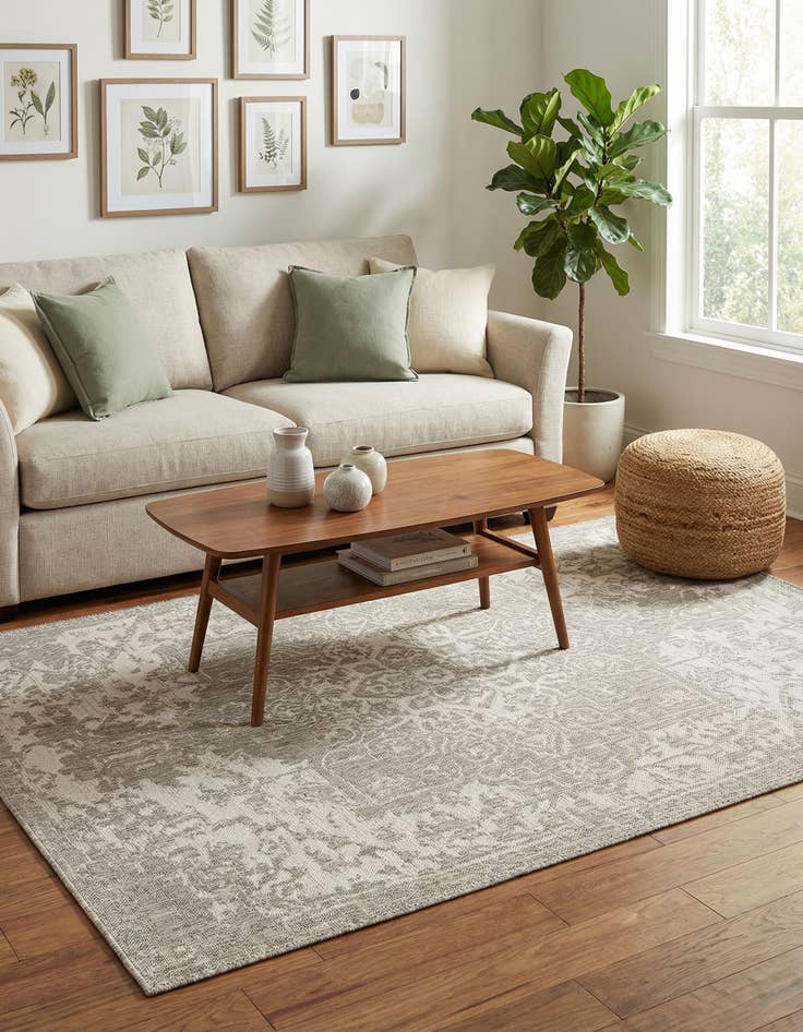 Detail image of  5' 3 x 8'  Washable Jill Zarin Dubai Indoor / Outdoor Rug