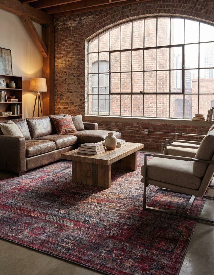 Detail image of 9' 2 x 12'  Washable Mangata Rug