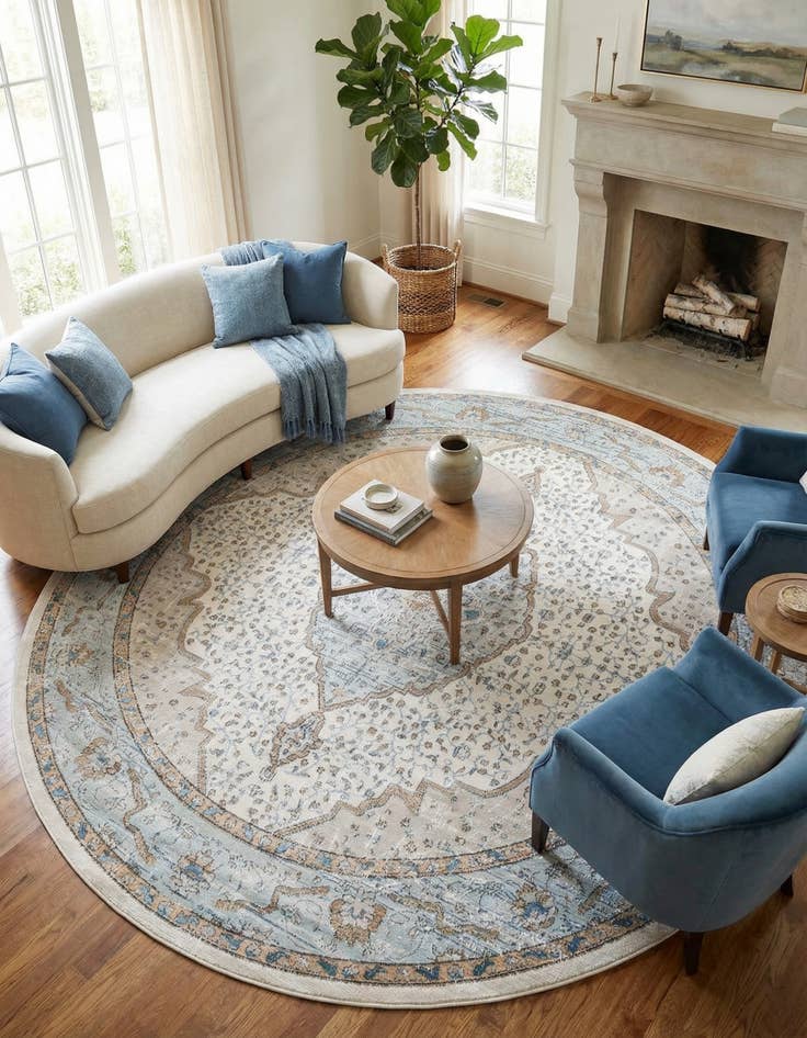 Detail image of 12' x 12' Nyla Round Rug