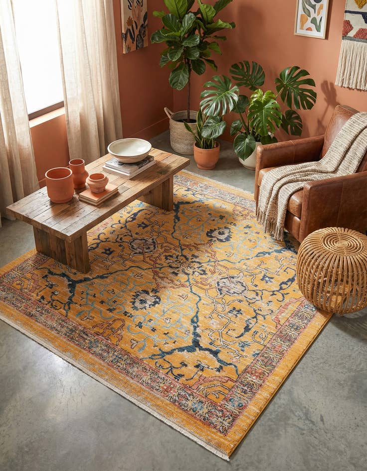 Detail image of 6' x 6' Lola Square Rug