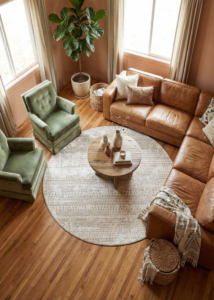 7' 10 x 7' 10 Hermitage Round Rug