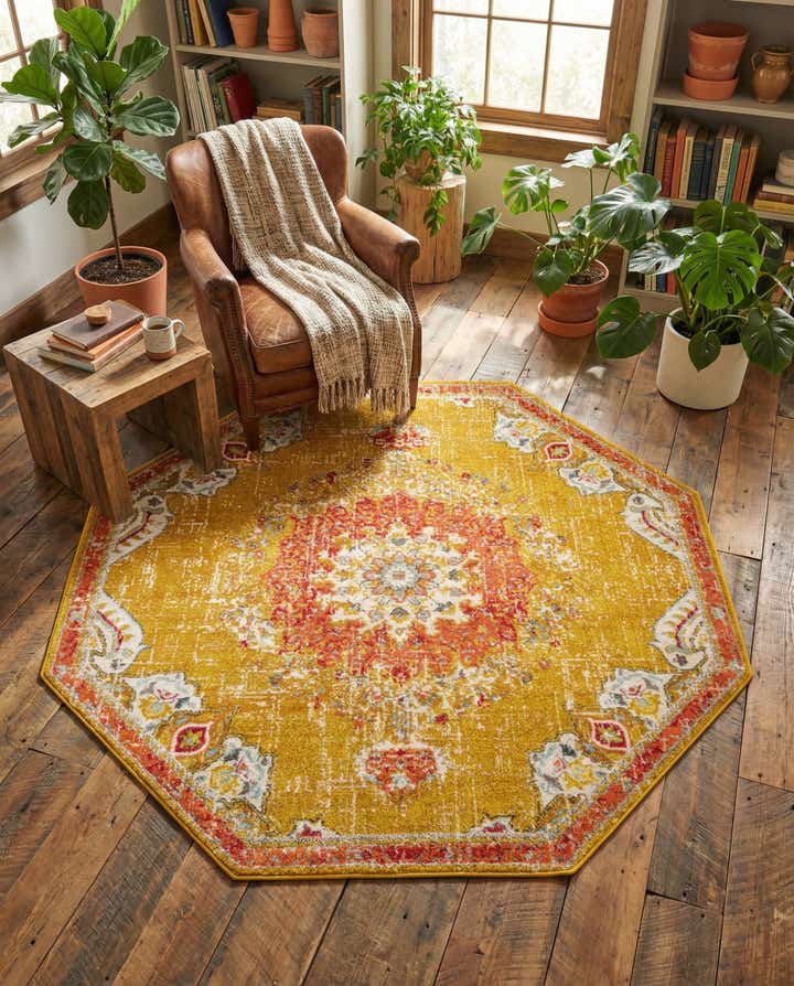 7' 10 x 7' 10 Madeline Octagon Rug