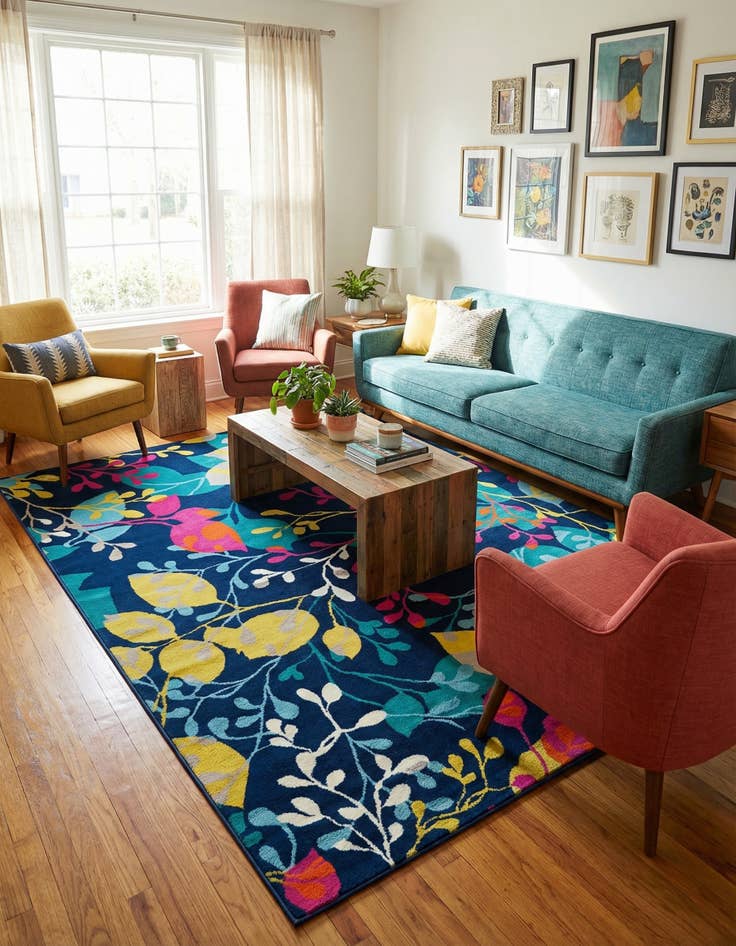 Detail image of 9' x 12' Azalea Rug