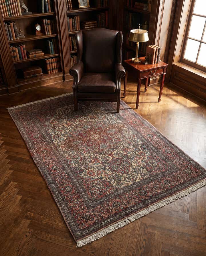 4' 10 x 7' 1 Kashan Rug