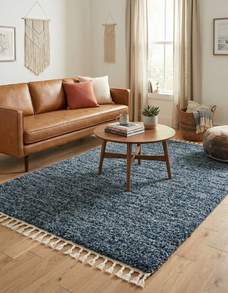 Detail image of 5' x 8' Athena Shag Rug