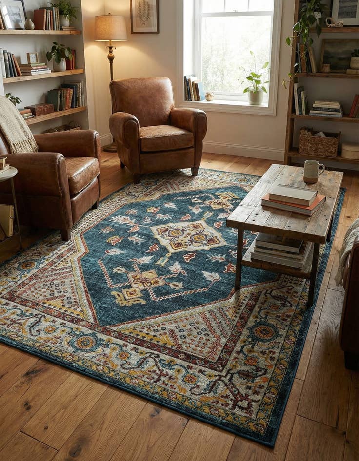 Detail image of 6' x 9' Kamala Washable Rug