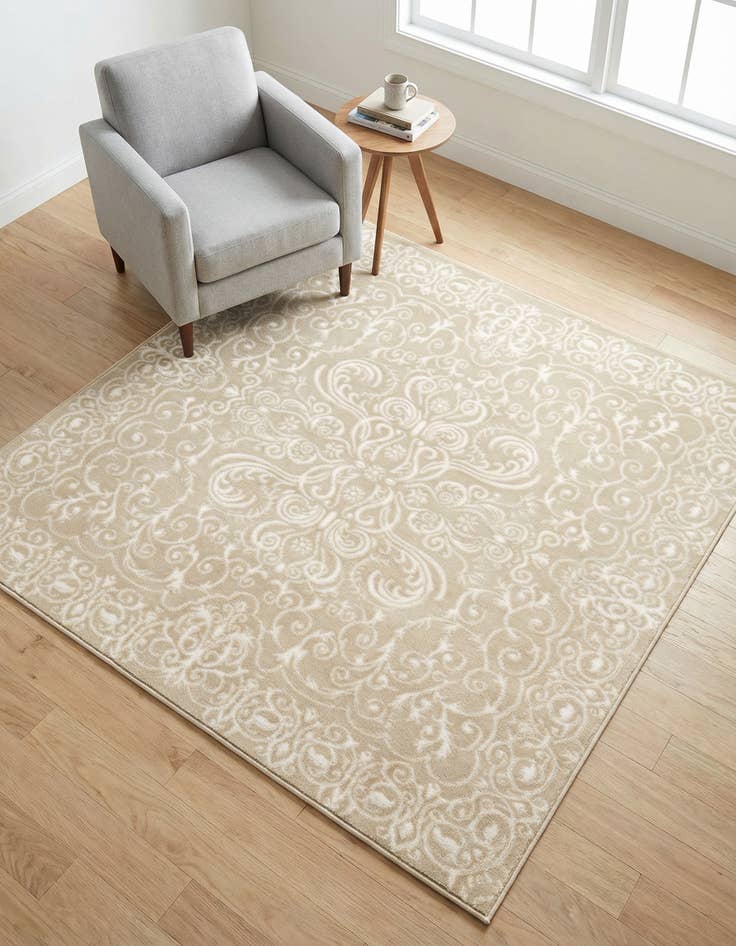 Detail image of 5' 3 x 5' 3 Himalaya Square Rug