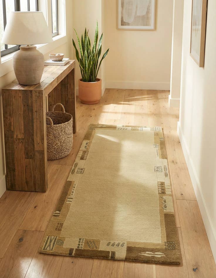 Detail image of 2' 5 x 4' 7 Hand Knotted Nepal Wool Rug