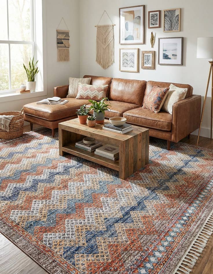 Detail image of 12' x 12' Aramis Square Rug