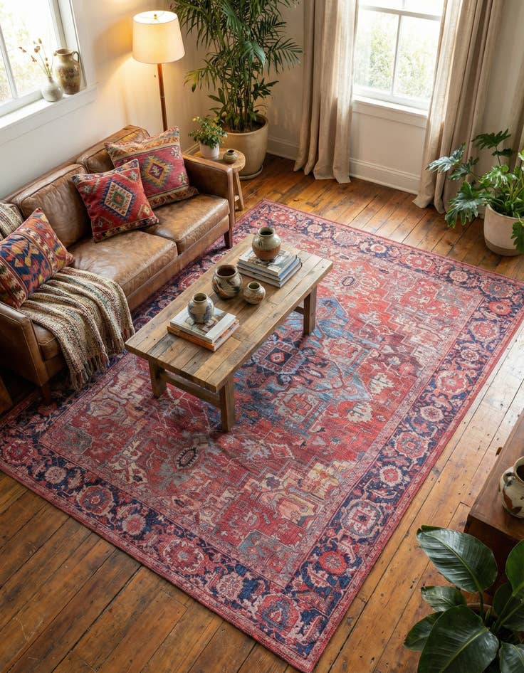 Detail image of 9' 2 x 12' Washable Maahru Rug