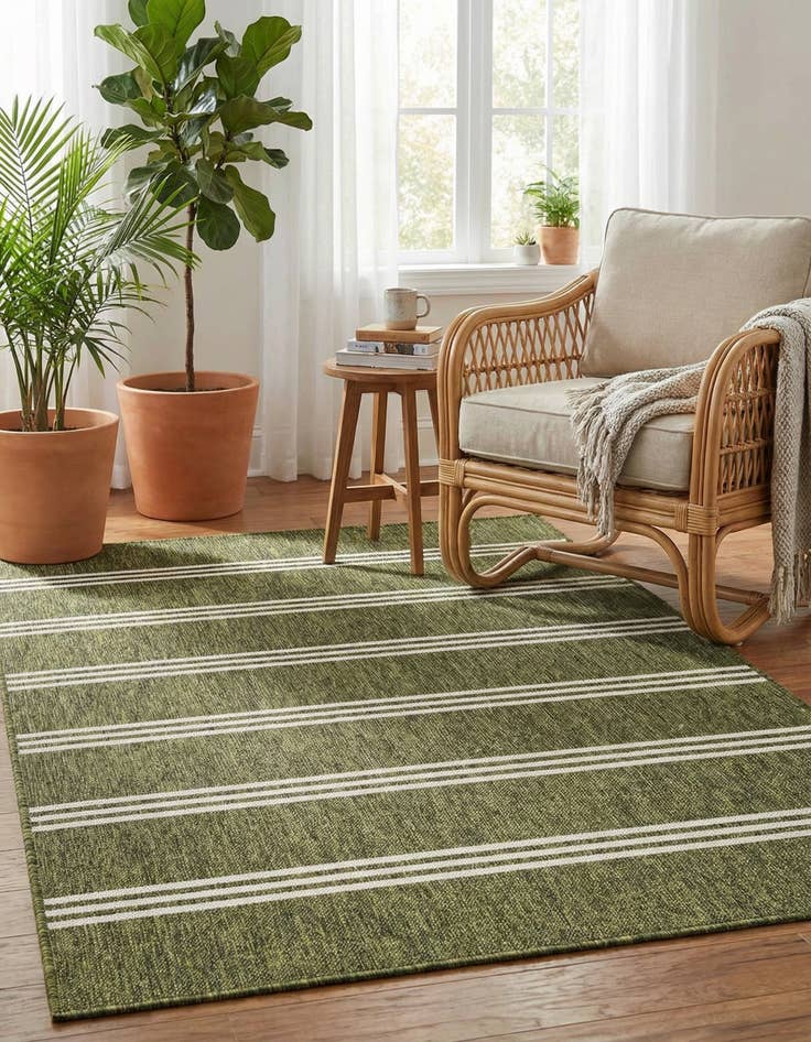 Detail image of 4' x 6'  Washable Jill Zarin Anguilla Indoor / Outdoor Rug