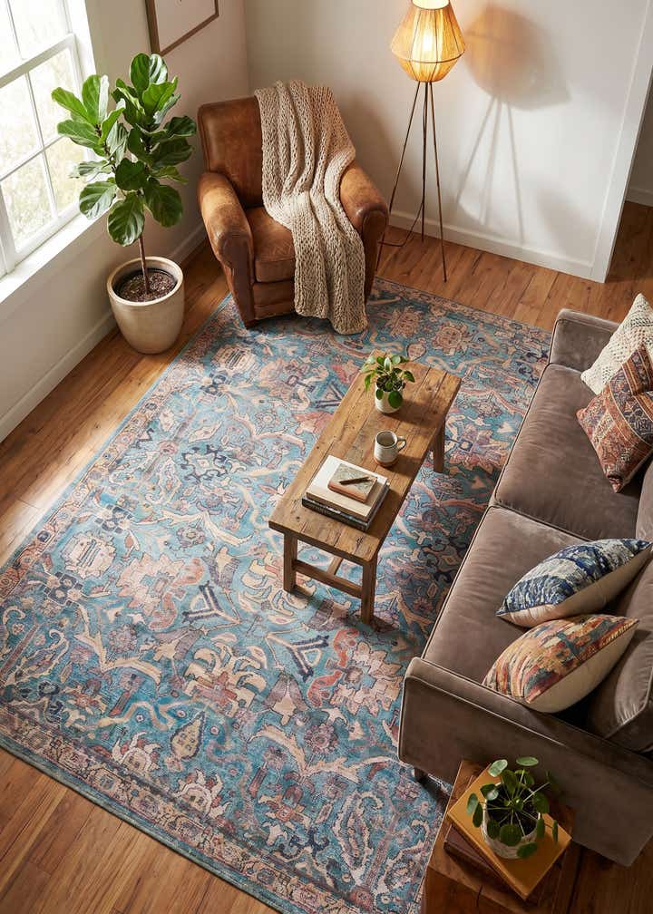 7' 10 x 10' Washable Nostalgia Rug