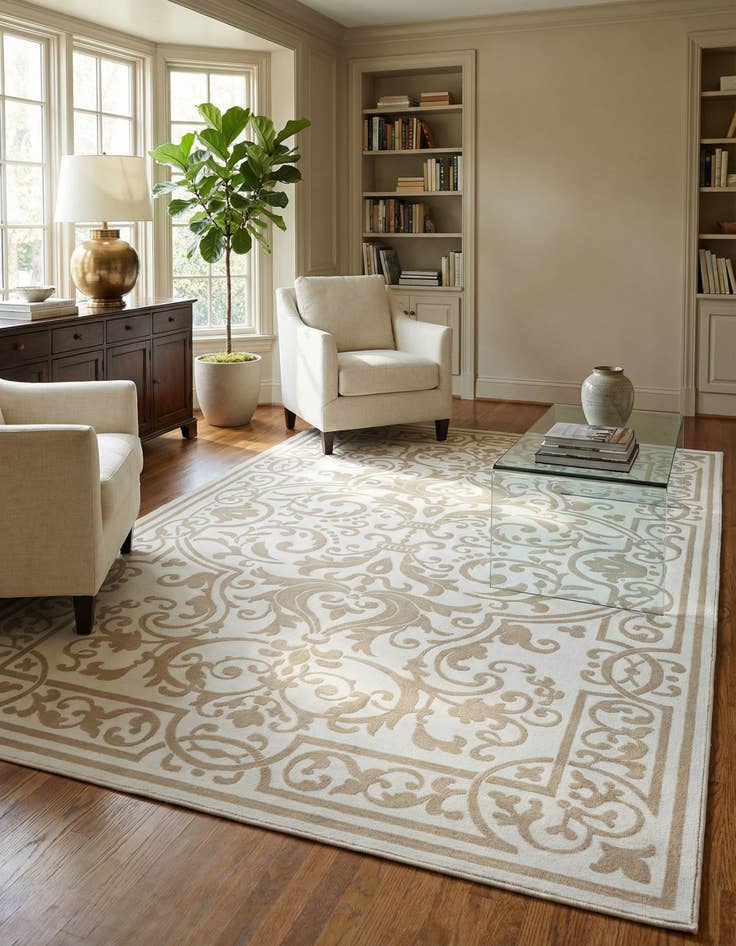 Detail image of 7' 10 x 11' 6 Hermitage Rug