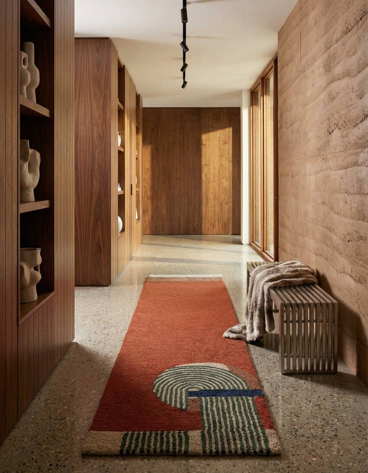 Detail image of 2' x 8' Handtufted Wool Runner Rug