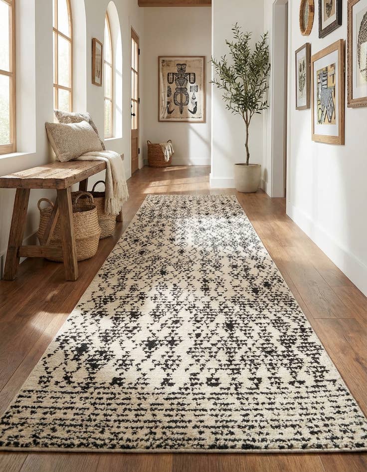 Detail image of 2' 7 x 10' Morocco Runner Rug