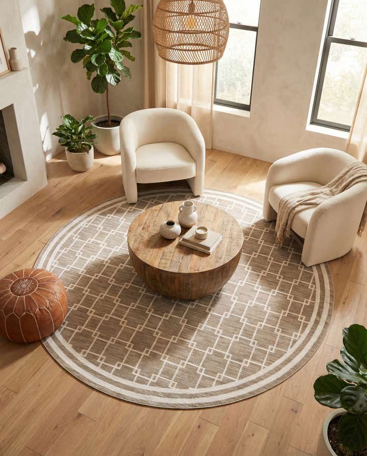Jill Zarin 10' x 10' Metropolitan Uptown Round Rug