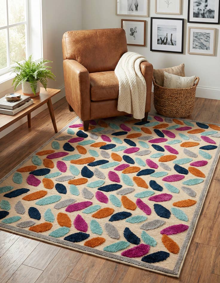 Detail image of 4' x 6'  Washable Aruba Indoor / Outdoor Rug