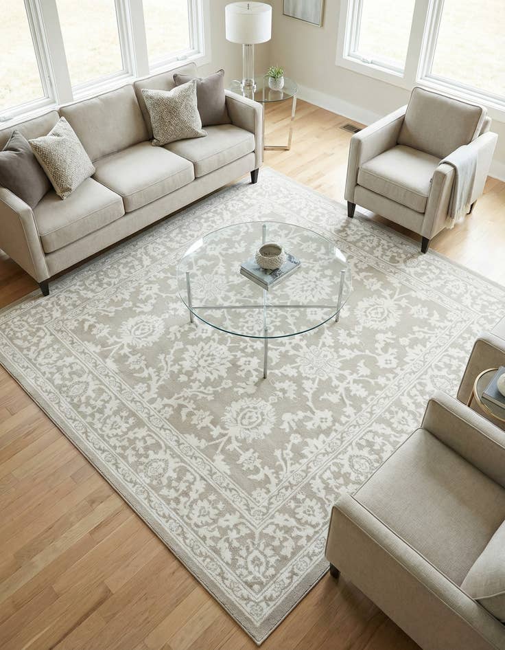 Detail image of 7' 10 x 7' 10 Charlotte Square Rug