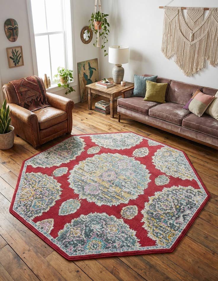 Detail image of 6' x 6' Paragon Octagon Rug