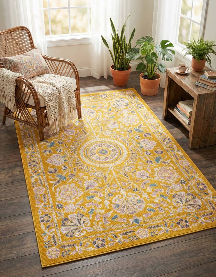 Detail image of 4' x 6' Blossom Rug