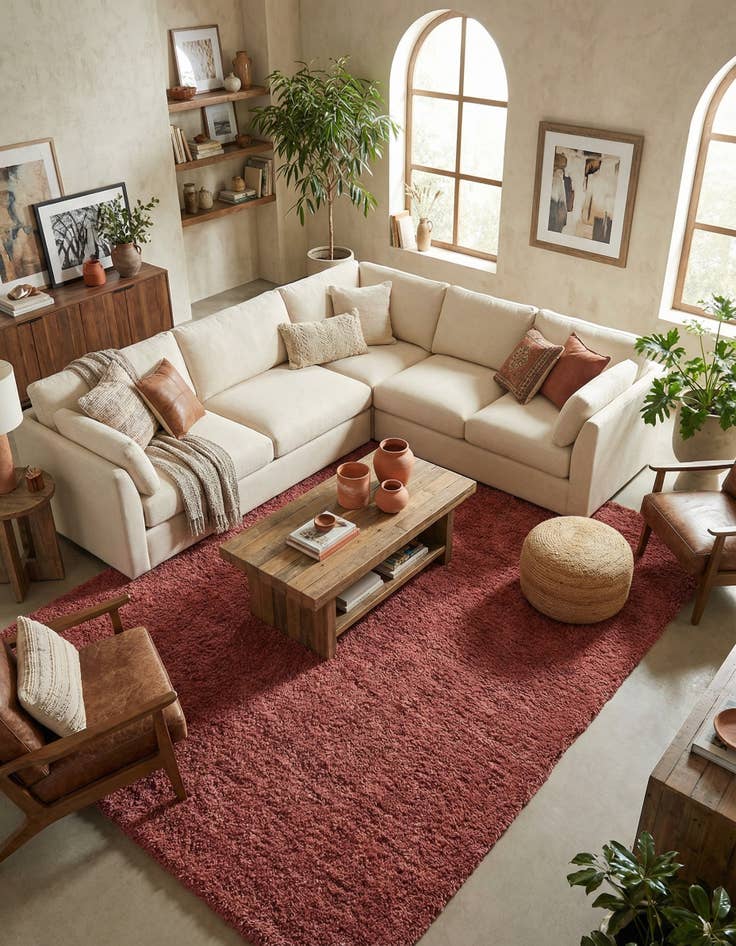 Detail image of 10' x 13' Infinity Shag Rug