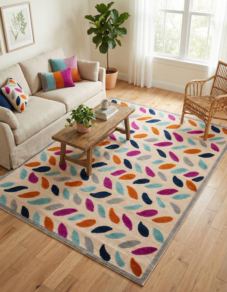 Detail image of 7' x 10'  Washable Aruba Indoor / Outdoor Rug