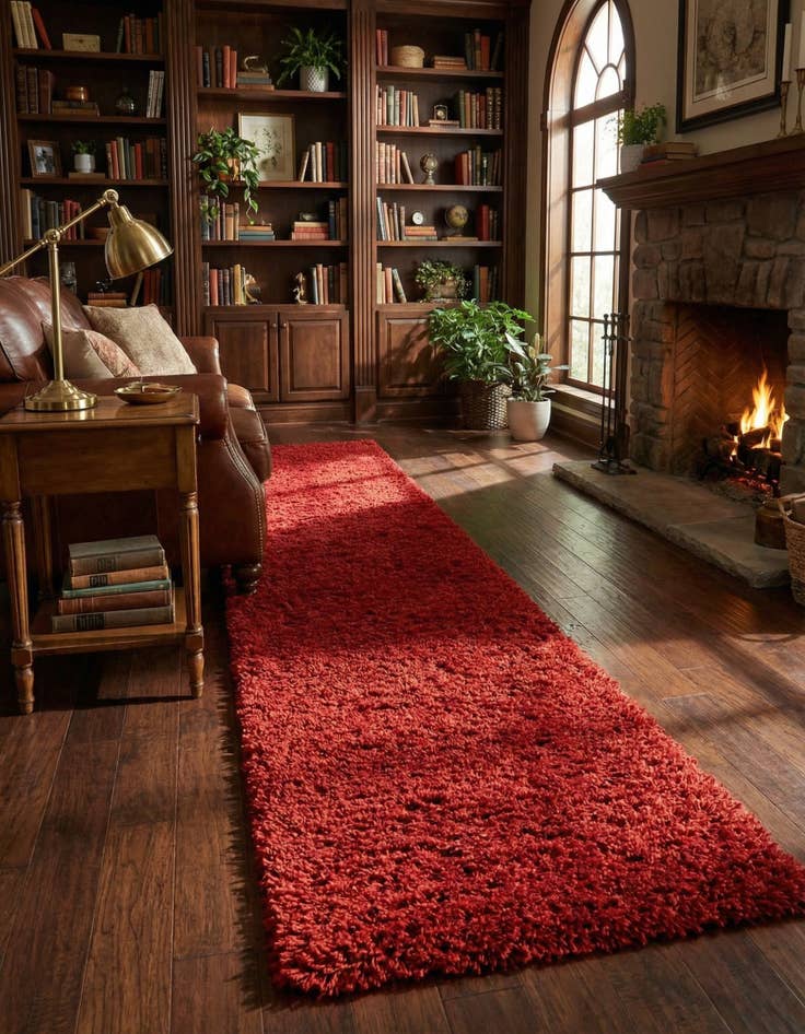 Detail image of 2' 7 x 13' Infinity Shag Runner Rug