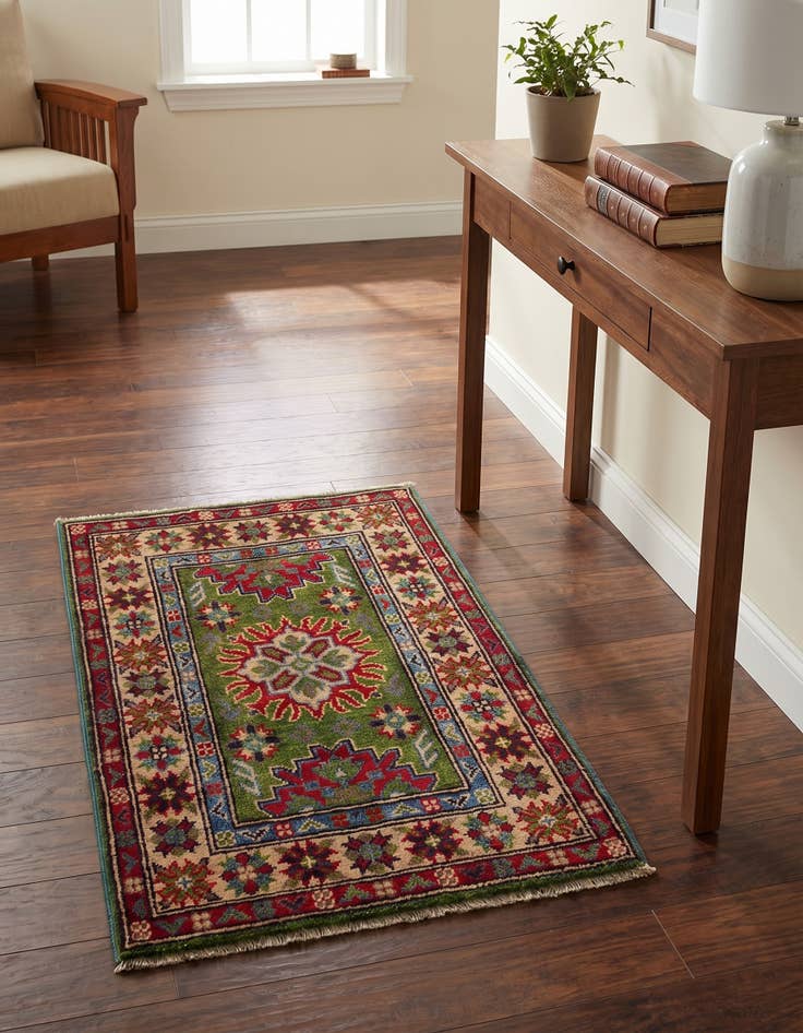 Detail image of 2' 1 x 3' 1 Hand Knotted Kazak Rug