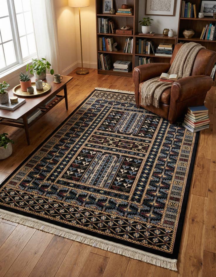 Detail image of 6' x 9' Bokhara Rug