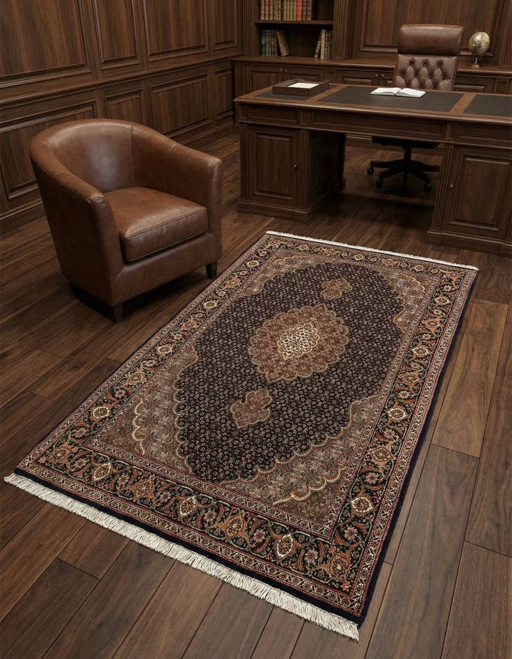 Detail image of 3' 2 x 5' 7 Tabriz Mahi Rug