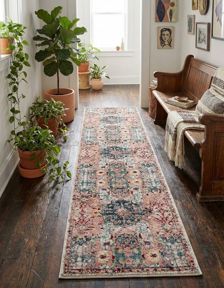 Detail image of 2' 7 x 10' Charleston Runner Rug
