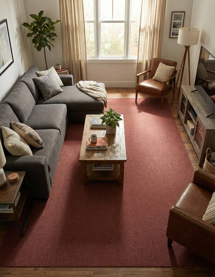 Detail image of 9' 10 x 14' Everyday Solid Rug