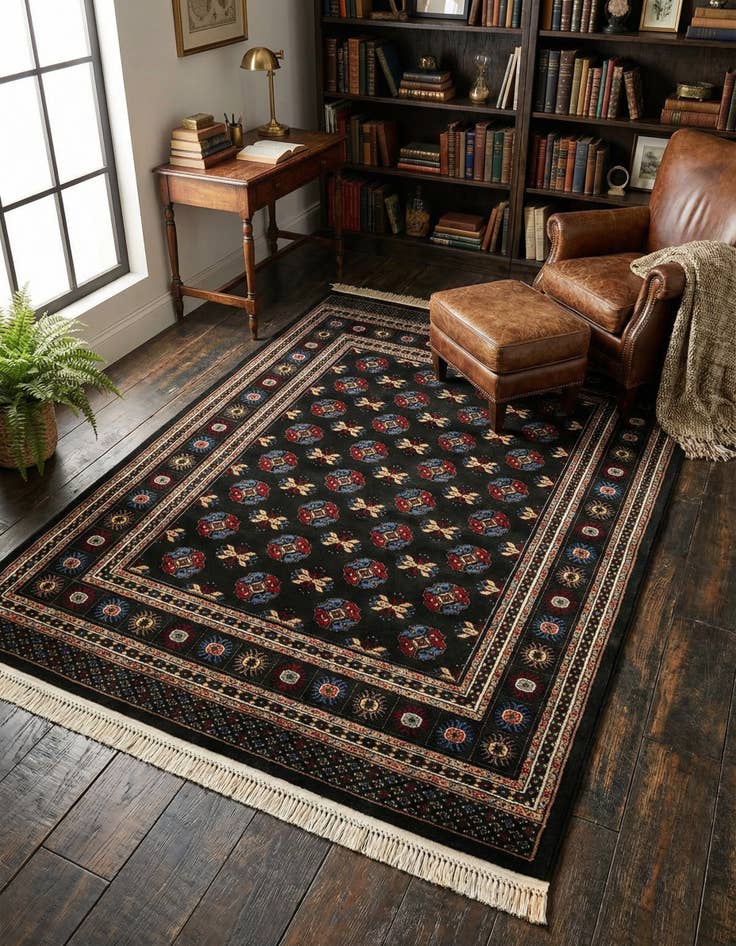 Detail image of 5' 3 x 7' Bokhara Rug