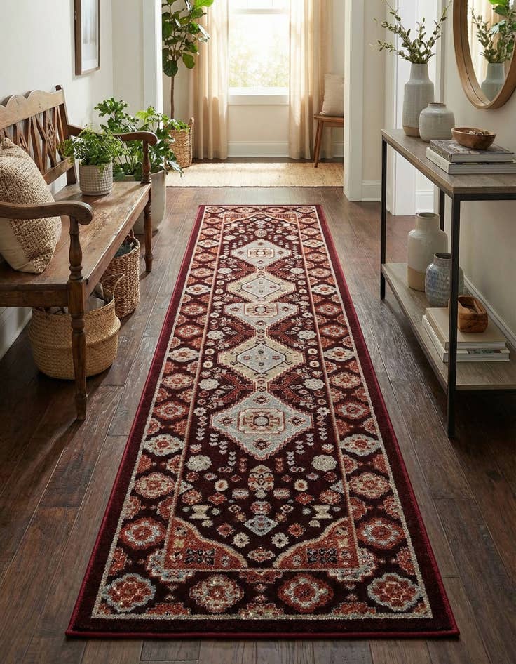 Detail image of 2' x 8' Kamala Washable Runner Rug