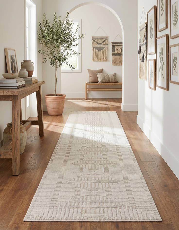Detail image of 2' 7 x 12' Textura Designer Runner Rug