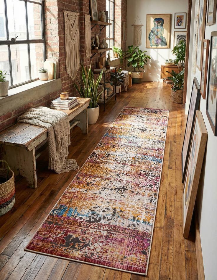 Detail image of 2' x 8' Deepa Runner Rug