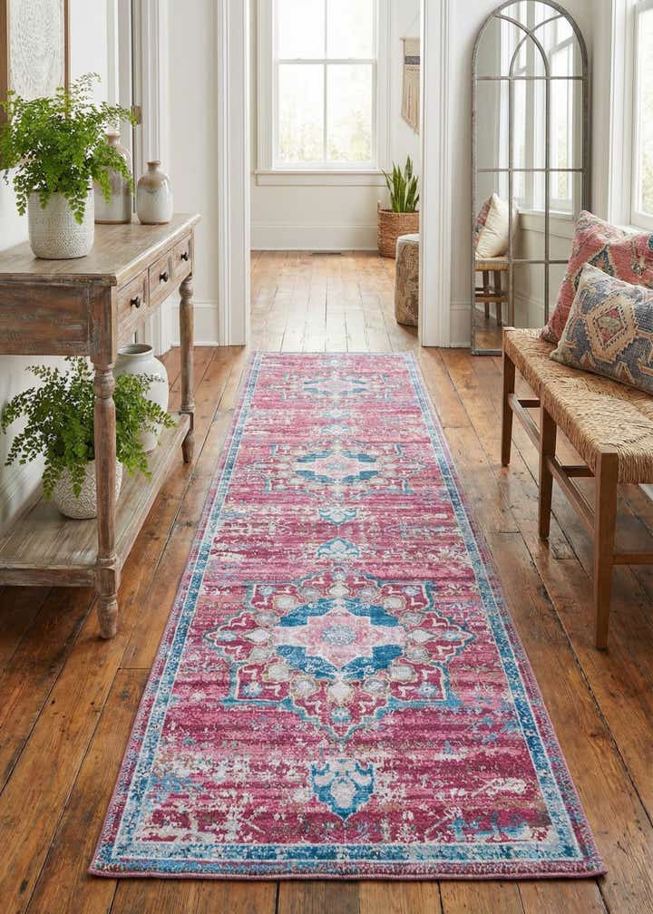 2' x 9' 10 Washable Renaissance Runner Rug