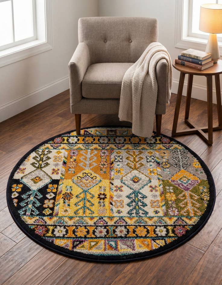 Detail image of 3' x 3' Madeline Round Rug