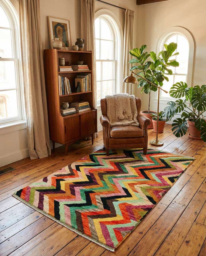 3' 4 x 5' 1 Hand Woven Balouch Wool Rug