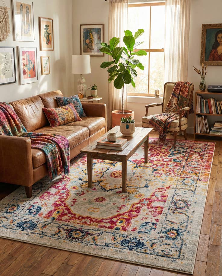Detailansicht von 185cm x 275cm Madeline Vintage Teppich